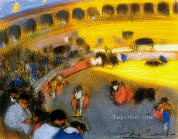 corrida Painting - Corridas de toros 1901 Pablo Picasso